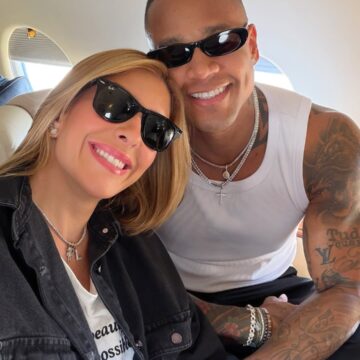 Lore Improta e Léo Santana embarcam para Nova York e cantor brinca: “Fazer outro filho”