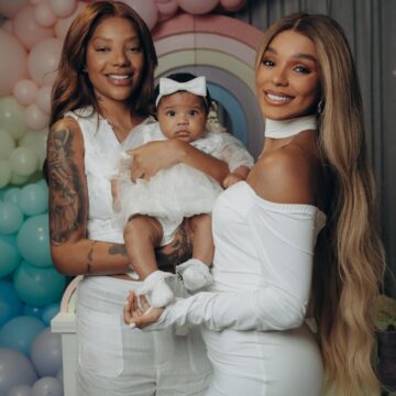 Brunna Gonçalves e Ludmilla celebram ‘mêsversário’ da filha Zuri com festinha temática de arco-íris