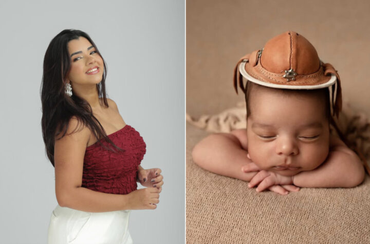 Ary Mirelle encanta público com ensaio newborn do seu segundo filho com João Gomes