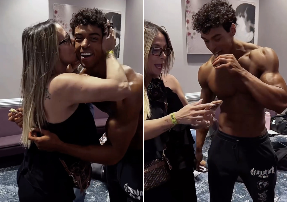 Carla Perez se declara após estreia do filho no fisiculturismo: “Orgulho que não cabe no peito”