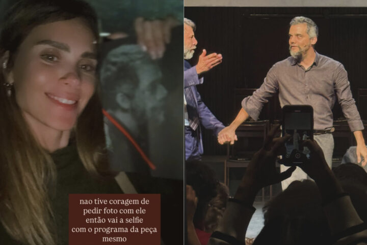 Carol Dieckmann ‘tieta’ Wagner Moura e brinca: “Não tive coragem de pedir foto com ele”