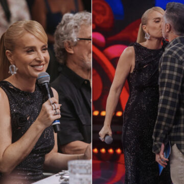 Angélica ganha declaração romântica de Luciano Huck no Domingão