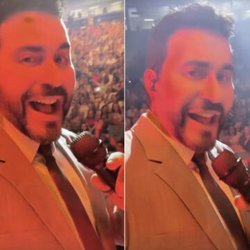 Padre Fábio de Melo faz show emocionante na Concha Acústica do TCA; veja vídeos