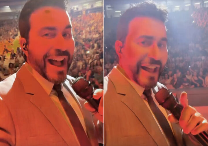 Padre Fábio de Melo emociona o público em show na Concha Acústica; veja vídeos