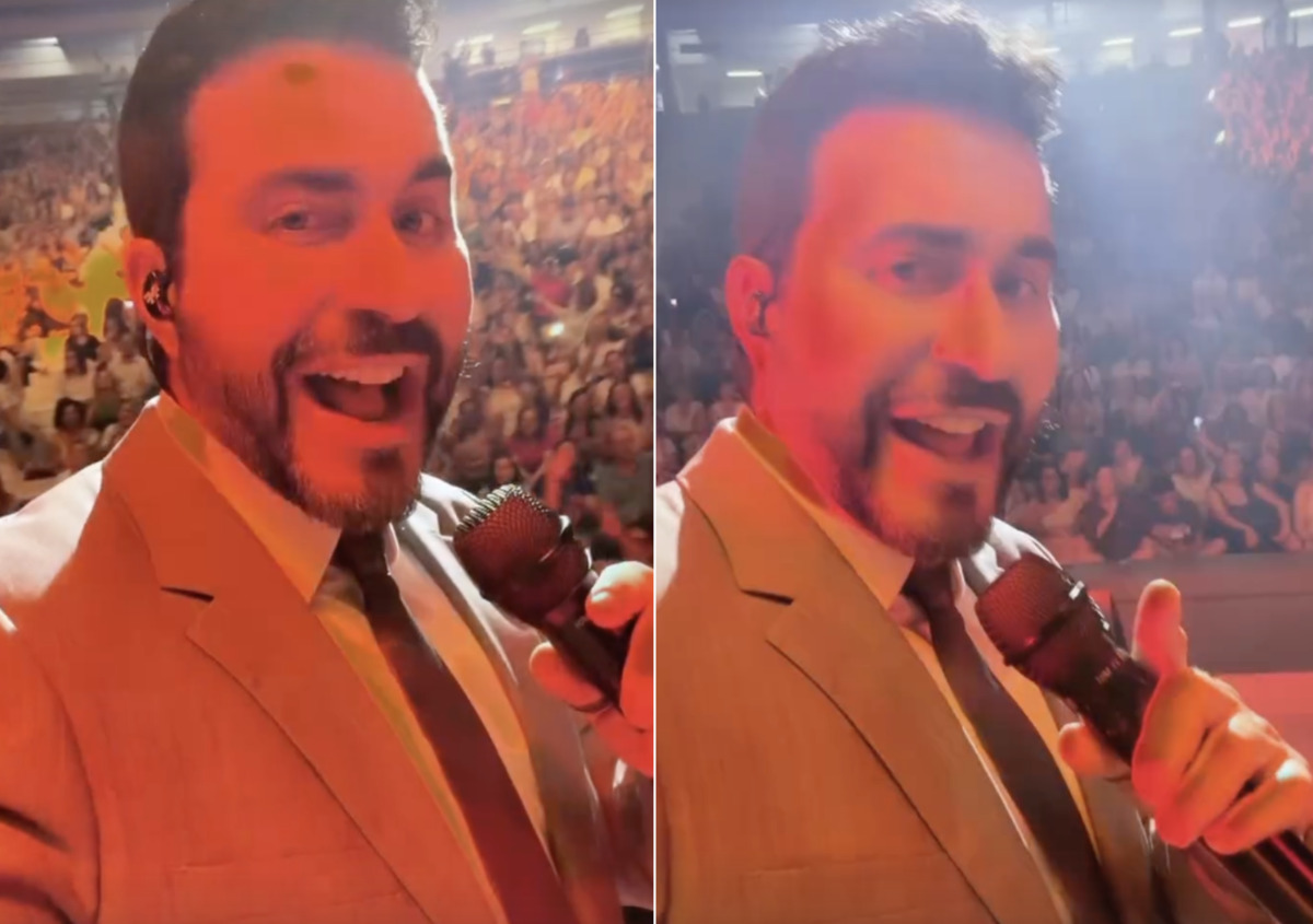 Padre Fábio de Melo emociona o público em show na Concha Acústica; veja vídeos