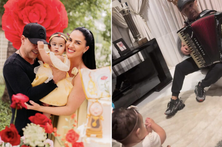 Graciele Lacerda encanta ao mostrar momento fofo da filha Clara: “Admirando o papai”