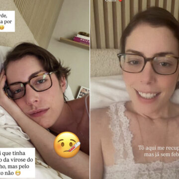 Fabiana Justus atualiza estado de saúde após contrair doença do filho: “De cama o dia inteiro”