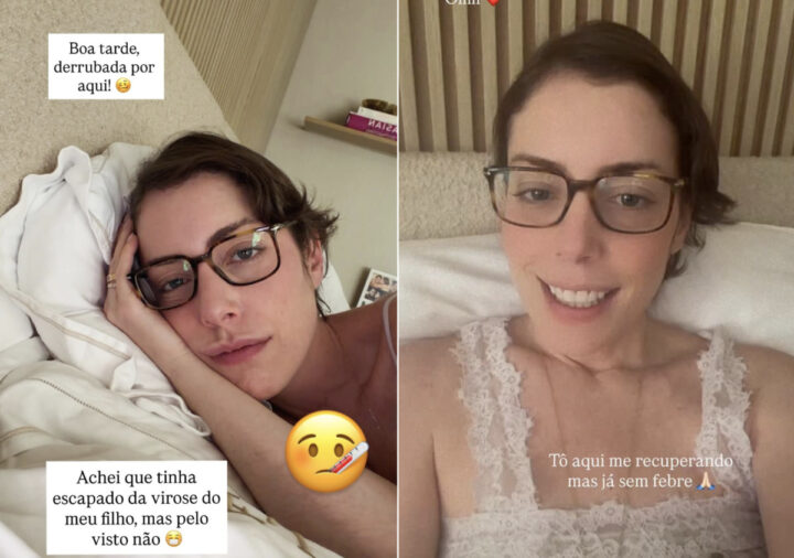 Fabiana Justus atualiza estado de saúde após contrair doença do filho: “De cama o dia inteiro”