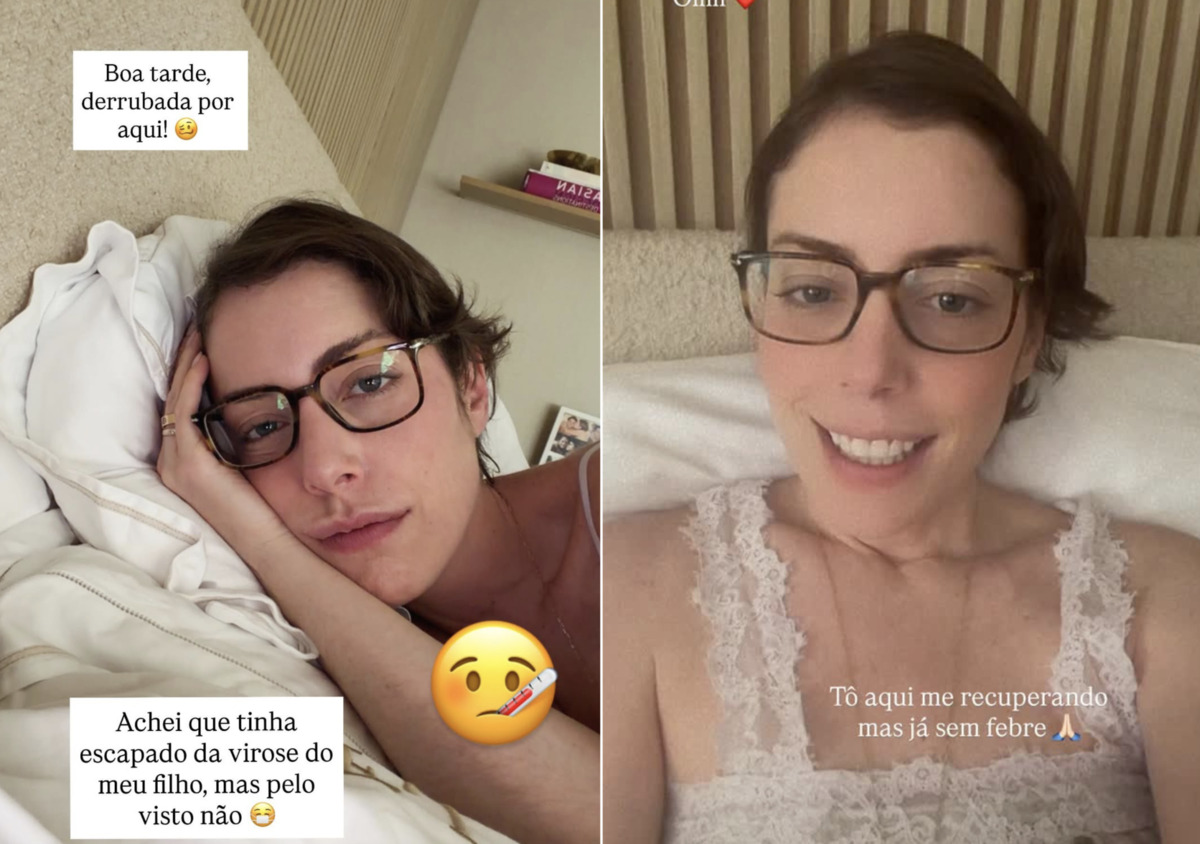 Fabiana Justus atualiza estado de saúde após contrair doença do filho: “De cama o dia inteiro”