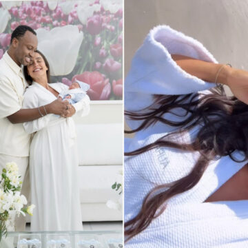 Carol Peixinho ganha surpresa fofa em primeiro dia de trabalho após nascimento do filho Bento