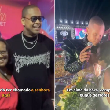 Mãe de Léo Santana ganha declaração do filho em data especial: “A gigante mesmo sempre foi você”