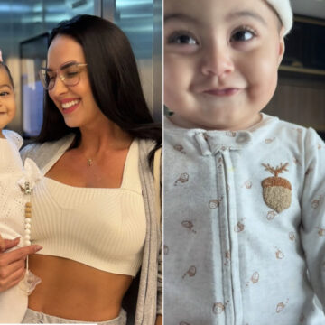 Graciele Lacerda se encanta ao mostrar desenvolvimento da filha Clara: “Acho que está vindo um mamãe”