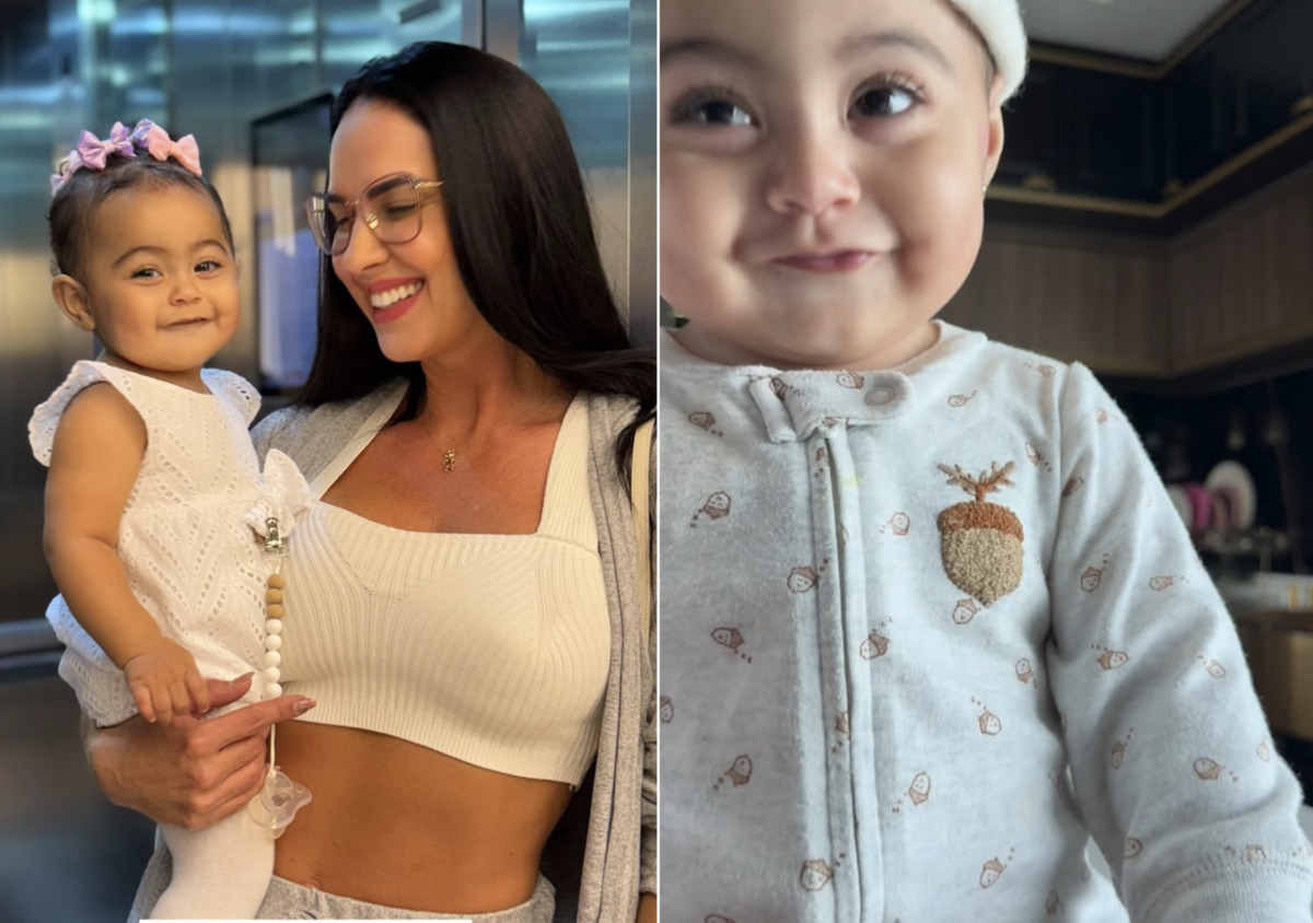 Graciele Lacerda se encanta ao mostrar desenvolvimento da filha Clara: “Acho que está vindo um mamãe”
