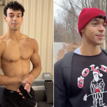 Filho de Xanddy e Carla Perez desembarca no Canadá e mostra rotina após primeiro campeonato de fisiculturismo