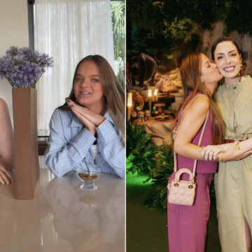 Rafa Justus experimenta ração de cachorro em brincadeira com a irmã Fabi Justus: “O gosto não sai por nada”