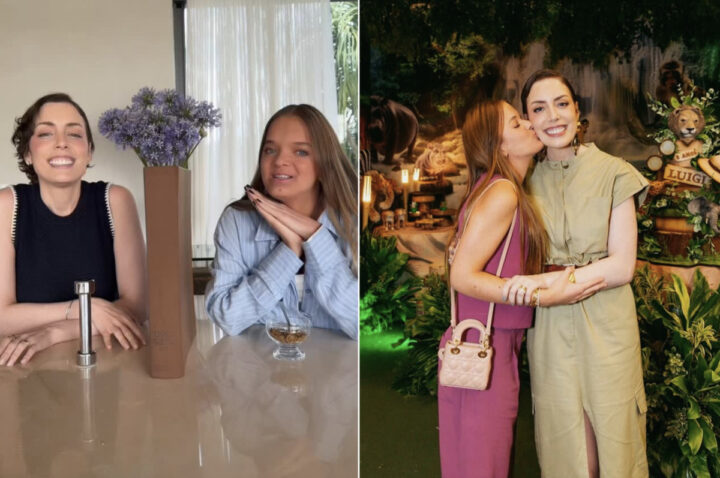 Rafa Justus experimenta ração de cachorro em brincadeira com a irmã Fabi Justus: “O gosto não sai por nada”