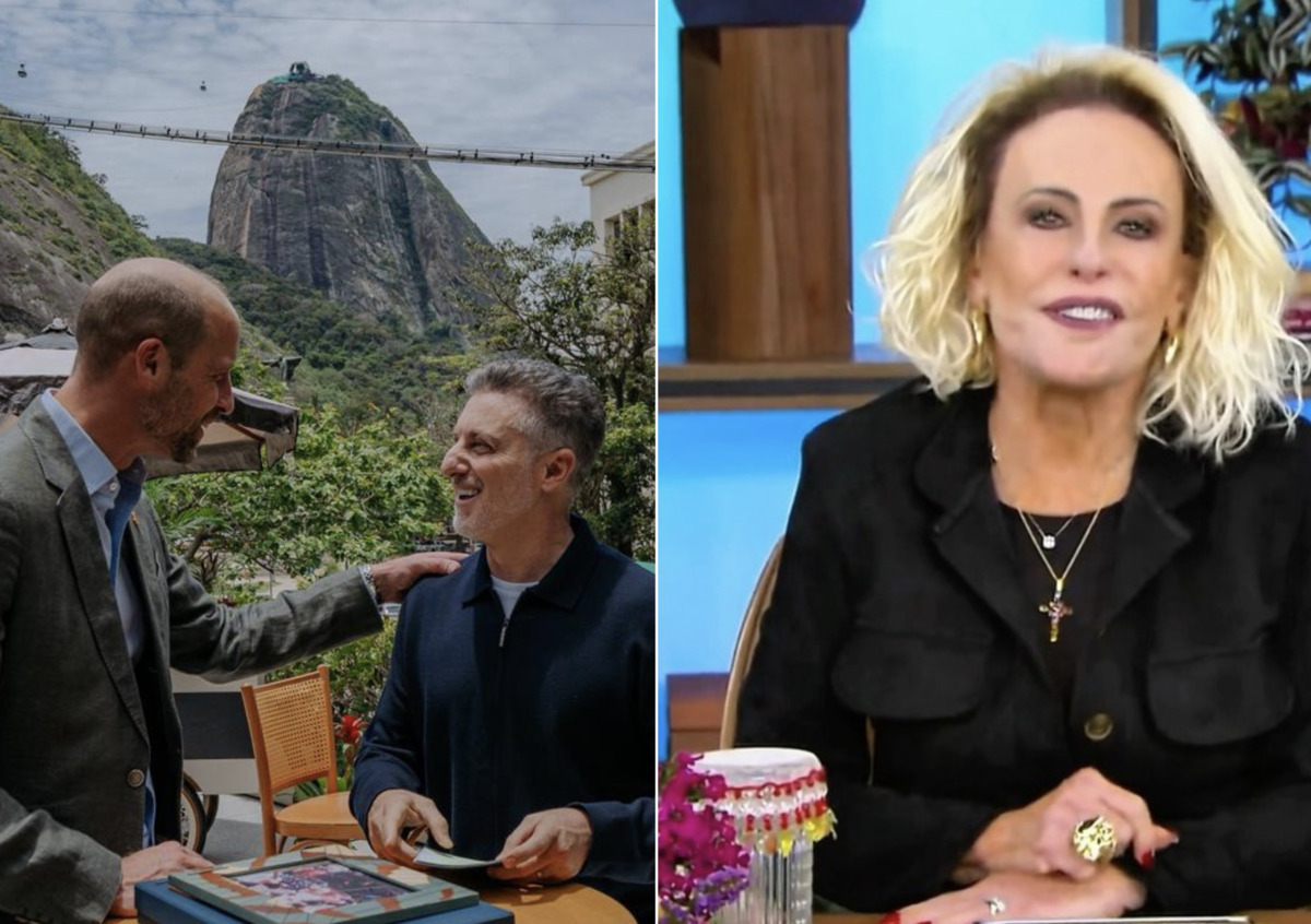 Entrevista do príncipe William a Luciano Huck envolveu burocracias e oito meses de negociação, revela Ana Maria Braga