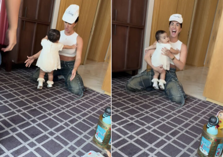 Graciele Lacerda encanta ao mostrar primeiros passos da filha Clara; veja vídeo