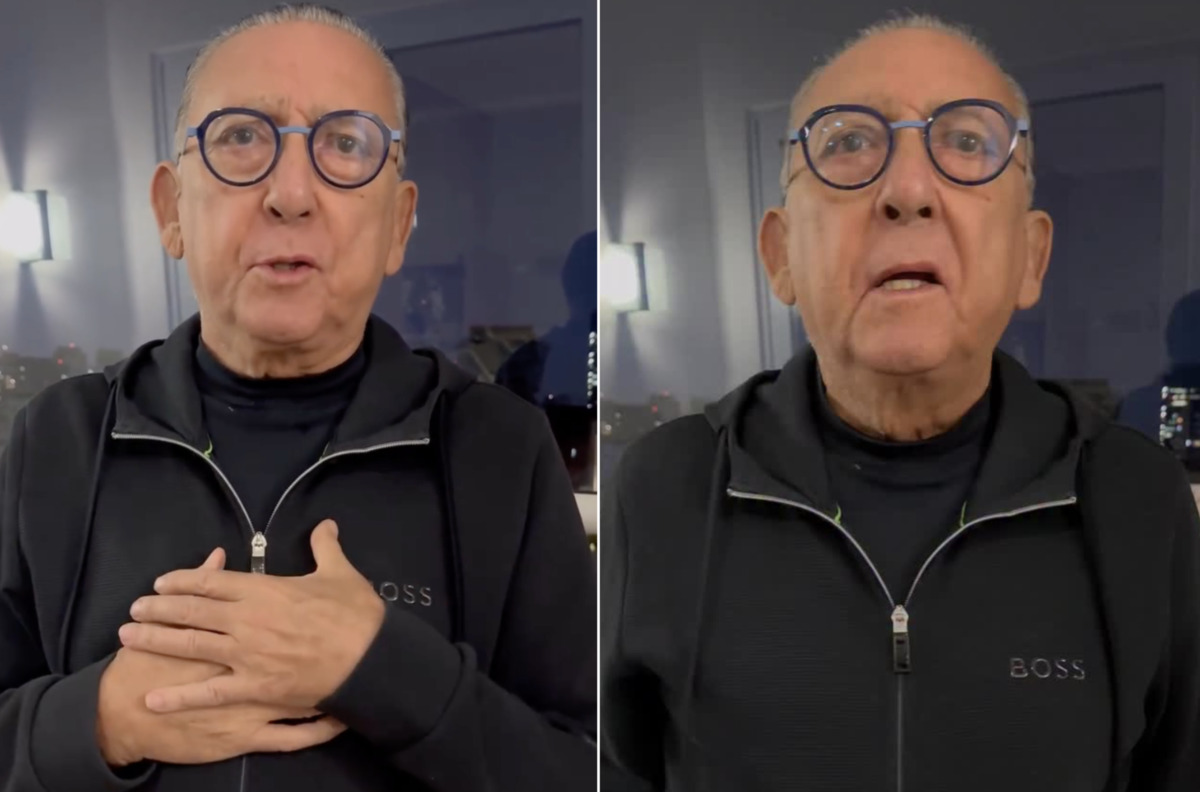 Galvão Bueno atualiza estado de saúde após ser diagnosticado com pneumonia