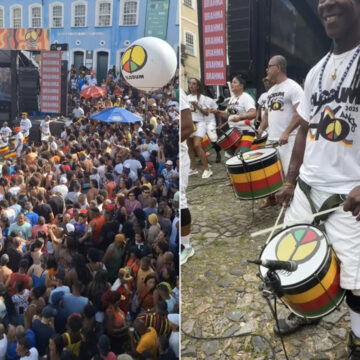 Olodum lota Pelourinho com ensaio especial do Festiquilombo 2025