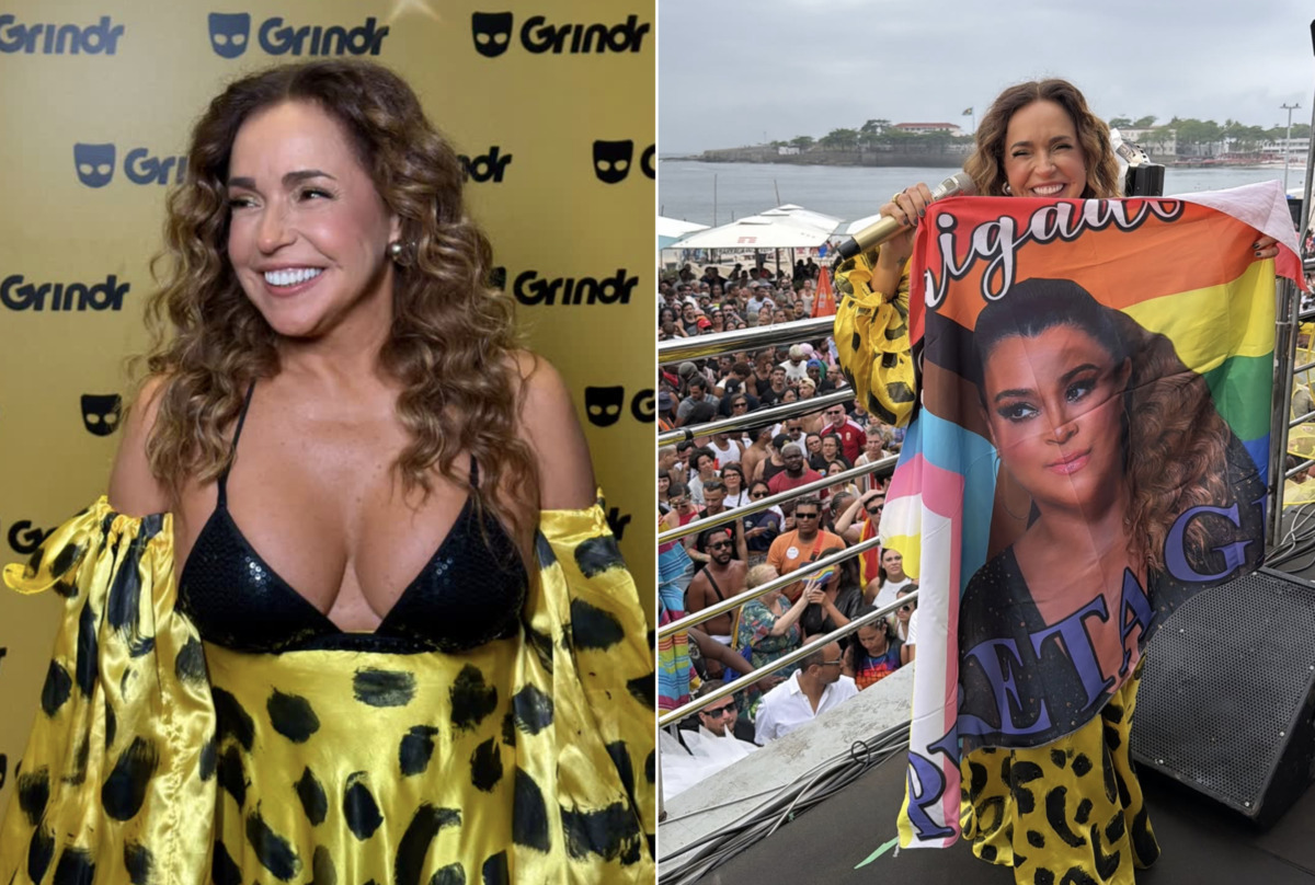 Com homenagem a Preta Gil, Daniela Mercury brilha na Parada LGBTI+ do Rio de Janeiro