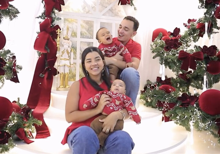 Ary Mirelle brinca sobre tamanho do seu filho caçula com João Gomes: “Bebê gigante”