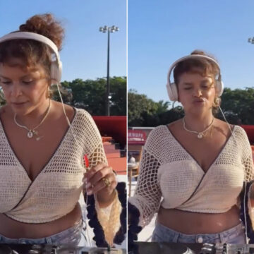 Jude Paulla agita o público antes de show de Ivete em Salvador