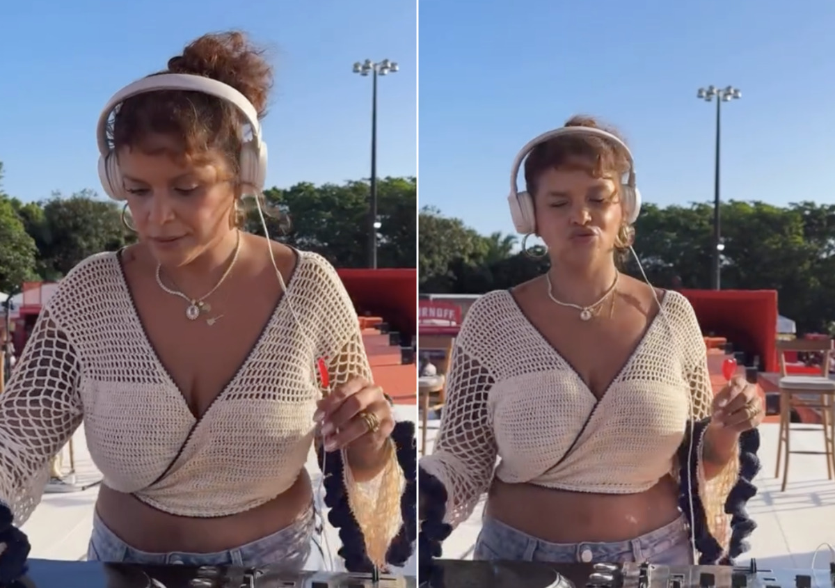 Jude Paulla agita o público antes de show de Ivete em Salvador