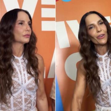 Ivete Sangalo tem momento especial com a equipe antes de show em Salvador: “Nasci pra botar pra quebrar”