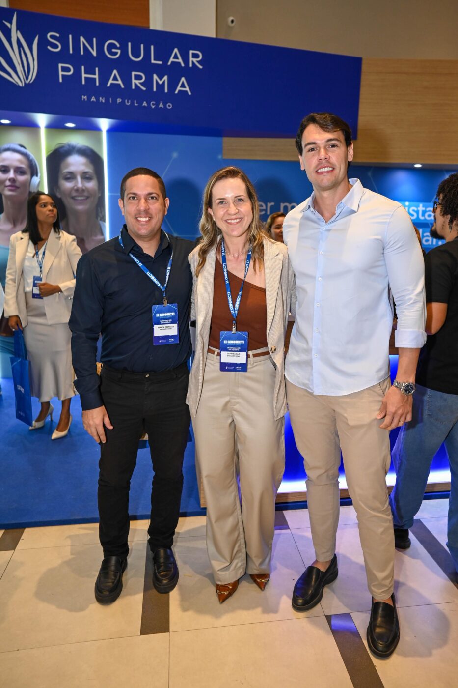 Serafim Rodrigues, Daphne Loula e Fellipe Pina