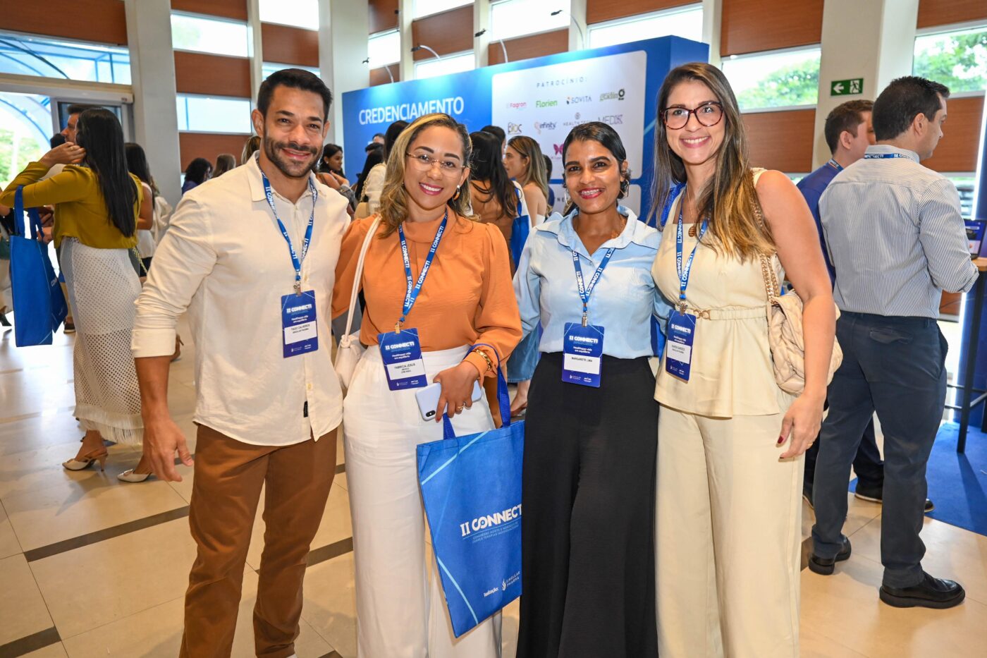 Tiago Calheiros, Fabrícia Jesus, Margarete Lima e Karen Sandes