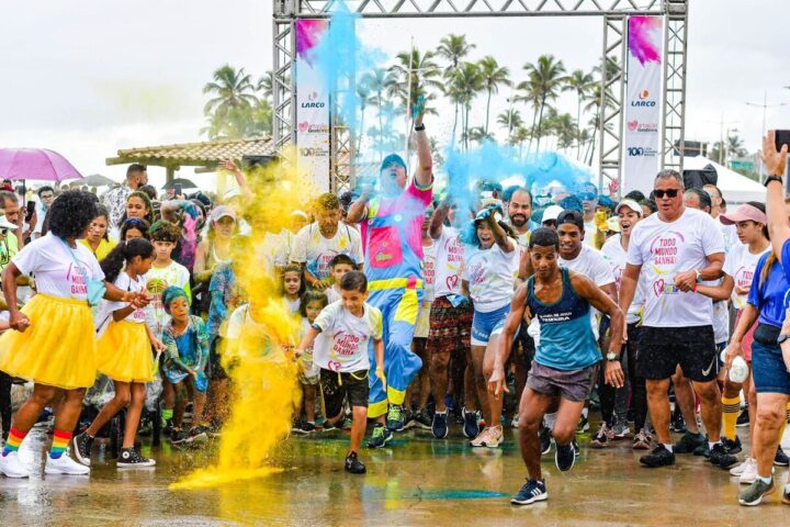 Com mais de 4 mil inscritos, Corrida Colorida do Martagão movimenta a capital baiana neste domingo (9)