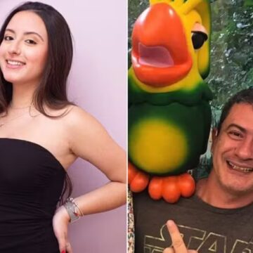 Ex de Tom Veiga, o eterno Louro José, anuncia gravidez da filha dele: ‘Agora é vovô Tom’