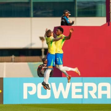 Dupla do Bahia brilha e Brasil atropela Honduras na estreia da Copa do Mundo sub-17