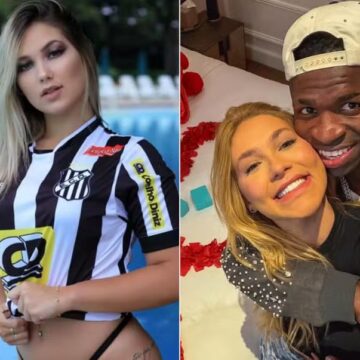Virginia foi desclassificada de concurso de musa do futebol antes de affair com Vini Jr. e Zé Felipe