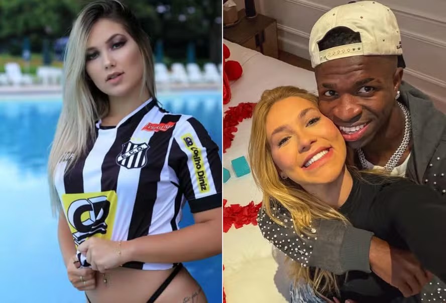 Virginia foi desclassificada de concurso de musa do futebol antes de affair com Vini Jr. e Zé Felipe