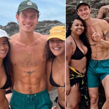 Turistando em Salvador, Shawn Mendes curte dia de sol no Porto da Barra