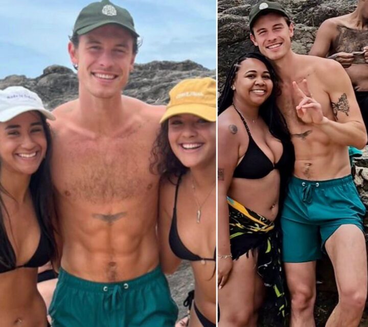 Turistando em Salvador, Shawn Mendes curte dia de sol no Porto da Barra