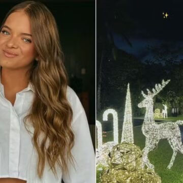 Rafaella Justus mostra decoração de Natal na fazenda do pai Roberto Justus