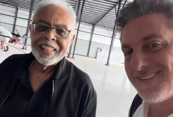 Gilberto Gil surge ao lado de Luciano Huck na COP 30: ‘Muito bem acompanhado’