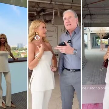 Puro luxo: Ana Paula Siebert mostra obra da nova mansão milionária da família Justus