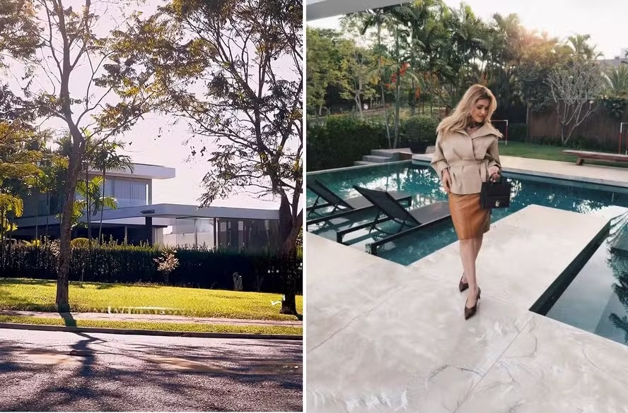 ‘Poderosas do Cerrado’: Mansão de viúva de Leandro impressiona com adega de milhões