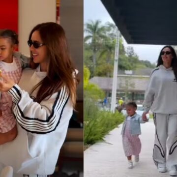 Bruna Biancardi vai de helicóptero com Mavie, sua filha com Neymar, gravar seu programa de culinária