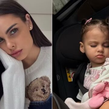 Amanda Kimberlly posta clique fofo de Helena e brinca: ‘Minha Juma Marruá’