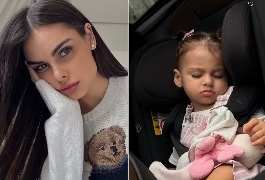 Amanda Kimberlly posta clique fofo de Helena e brinca: ‘Minha Juma Marruá’