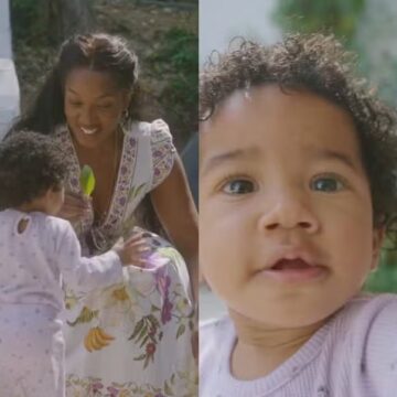 IZA encanta internautas ao mostrar registros raros com a filha, Nala