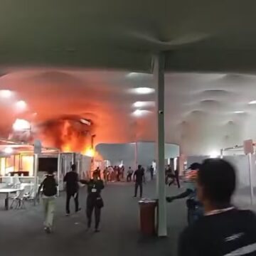 Incêndio atinge pavilhão da COP 30, em Belém