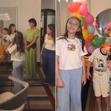 Isis Valverde celebra em família os 7 anos do filho, Rael