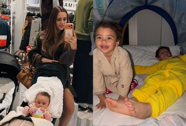 Bruna Biancardi mostra Mavie com Davi Lucca em Barcelona e desabafa: ‘Péssimo para crianças’