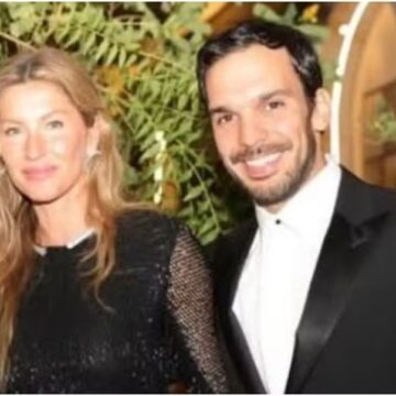 Gisele Bündchen faz post raro com o namorado e a família dele: ‘Noite linda’